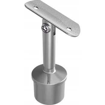 Zábradlí Držák sloupku zábradlí Ø42,4/42,4 x 2,0 mm, nastavitelný úhel, nerezová ocel