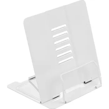 Stojan na knihu Přenosný nastavitelný ocelový stojan na knihy