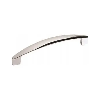 Nábytkové kování Nábytková úchytka klasická stříbrná lesklá 14 x 1,7 x 2,8 cm