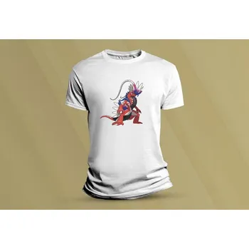 Chlapecké tričko Dětské bavlněné tričko Pokémon Koraidon. Bílá velikost L