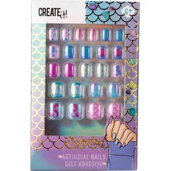 kreativní sada CREATE IT BAREVNÉ SAMOLEPICÍ TIPY na nehty pro děti +6 let 84609