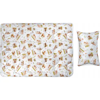 Polštář PŘIKRÝVKA A POLŠTÁŘ PRO DĚTI 100X135+40X60CM / ANTI-ALERGICKÉ, POLSKÝ VÝROBEK