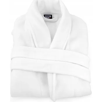 Dámské noční prádlo Župan bílý fleecový teplý S/M unisex