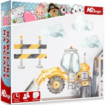 Samolepící dekorace VELKÁ Samolepka na stěnu NABÍJEČKA VOZIDLA 57x66