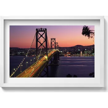 Obraz Nástěnný obraz dekorace interiéru Most San Francisco a západ slunce 60x40 cm