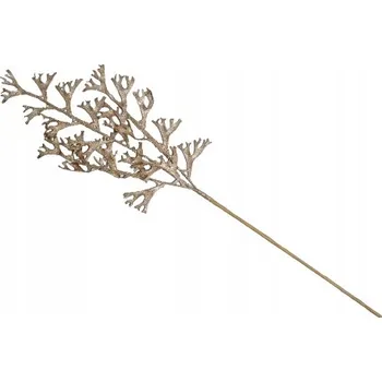umělá květina UMĚLÁ VĚTVIČKA ZLATÁ LESKLÁ CCA 70 cm