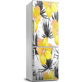 Fototapeta Samolepící dýha na ledničku Tropické květiny