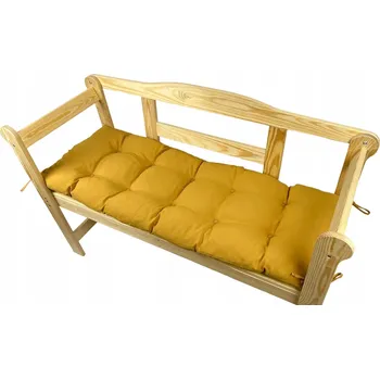 Podsedák Polstry, polštáře na zahradní nábytek na lavici, HOŘČICOVÁ, 170 cm