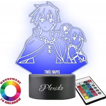 Lampička Noční lampa Plexido vícebarevná