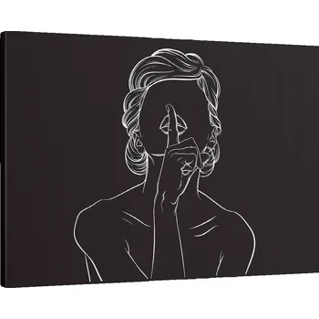 Obraz Obraz na plátně do obývacího pokoje ložnice 70x50 žena foto obrazy na zeď