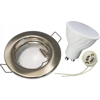 Stropní zapuštěné svítidlo LED-ONE 10 W GU10 stříbrné