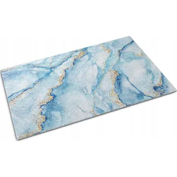 Rohožka Barevná rohožka s potiskem Modrý Mramor
