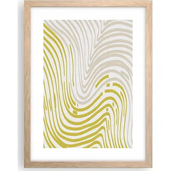 Obraz Obraz plakát v rámu světlý dub do obýváku 30x40 minimalismus plakáty na zeď