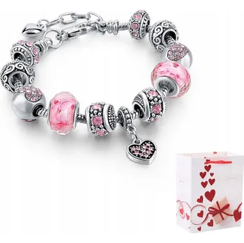 Náramek Stříbrný modulární náramek s nastavitelnou délkou 19 - 22 cm