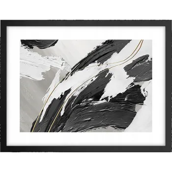 Obraz Obraz plakát v černém rámu do obýváku 40x30 art deco foto na zeď