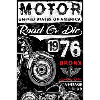 Obraz Cedule Motor - Road or Die