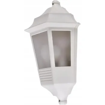 Nástěnné svítidlo ZAHRADNÍ LAMPA E27 IP44 NÁSTĚNNÉ SVÍTIDLO VENKOVNÍ BÍLÁ