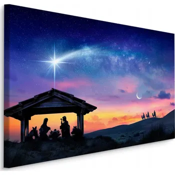 Obraz Obraz Rodina Narození JEŽÍŠE Betlém 3D 40x30