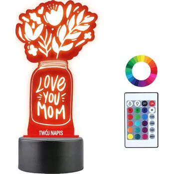 Lampička Plexido vícebarevná Noční lampa