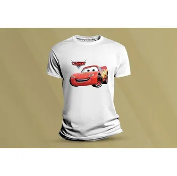 Chlapecké tričko Dětské tričko s potiskem Cars 1 Bílá velikost L