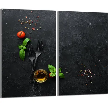 Kuchyňské prkénko Krájecí deska TMK ArtDeko sklo 2 ks