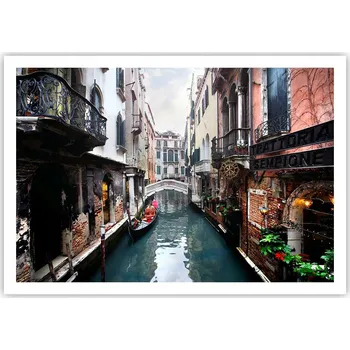 Obraz Plakát na zeď bez rámu 100x70 město obraz plakáty do obývacího pokoje ložnice