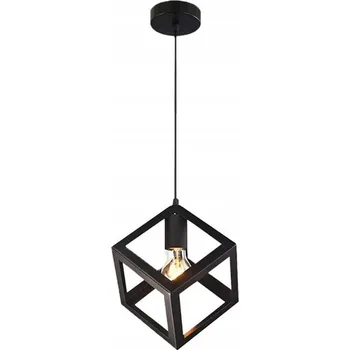 Stropní Svítidlo Industriální Retro Edi | E27 | Černá | Klasické | 16x100cm