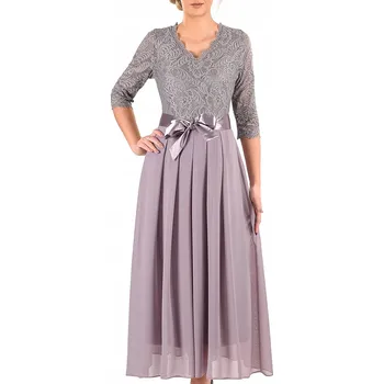 Dámské šaty Společenské maxi koktejlové šaty Carla Moreno velikost 52