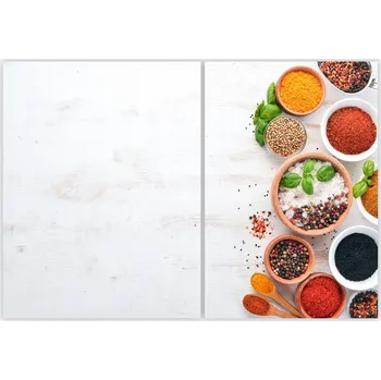 Kuchyňské prkénko Skleněná Ochranná Deska a Krájecí Prkénko | Indukce, Sporák ds-0551