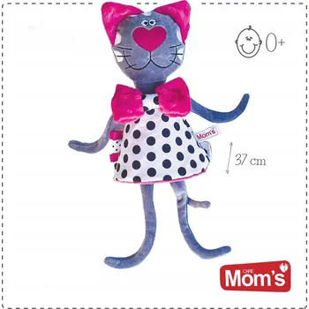 Uspávací hračka Mom's Care Cuddly Dot Cat Kočka Tečka 37 cm