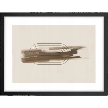 Obraz Obraz plakát v černém rámu do obýváku 40x30 abstrakce foto na zeď