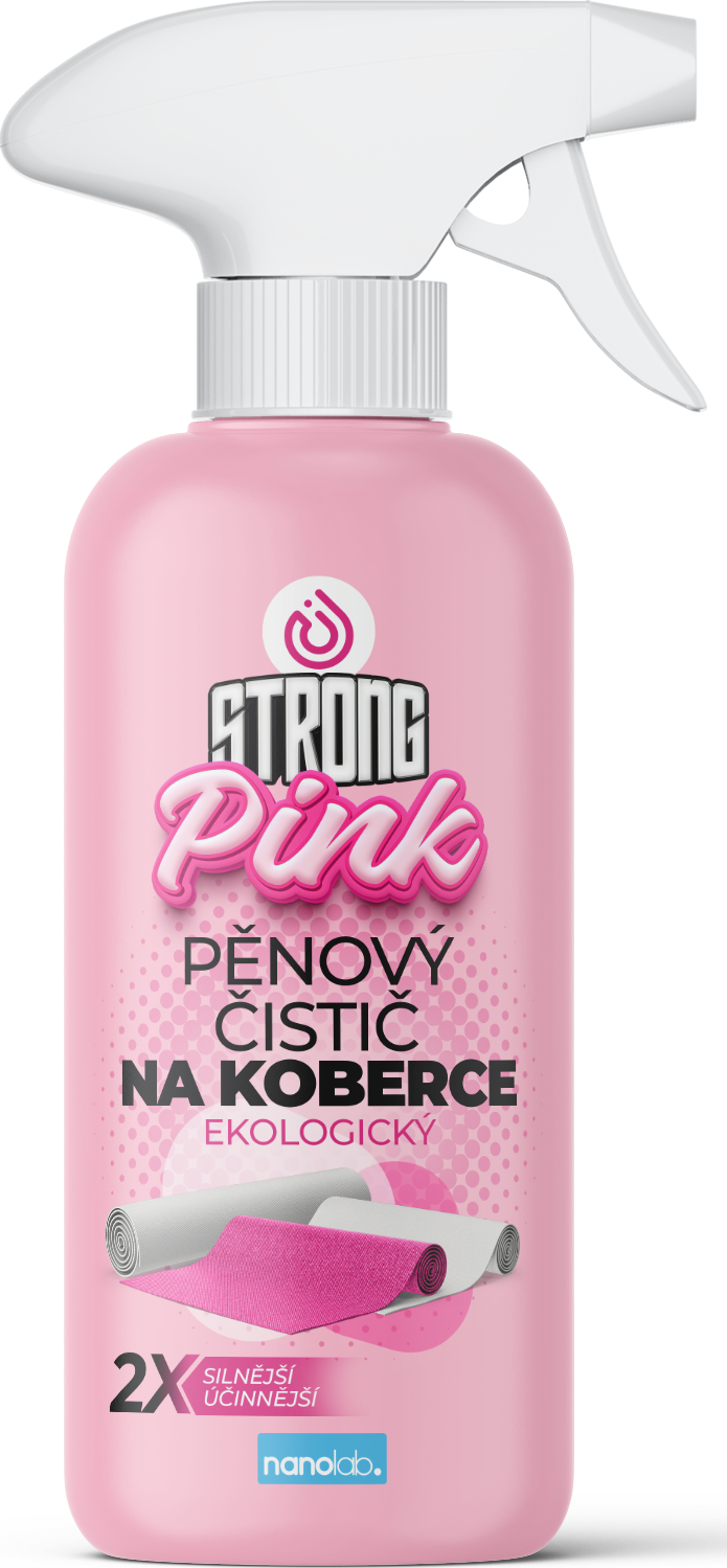 Strong Pink Extra účinná Čisticí pěna na koberce 500 ml