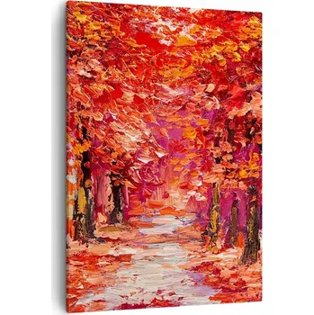 Obraz Obraz na plátně do obýváku, ložnice 50x70 stromy, obrazy na zeď canvas