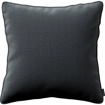 Polštář Dekoria Povlak na polštář Gabi, grafitový samet
