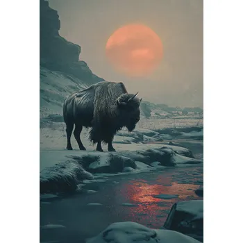 Plakát Plakát Zubří Monolit bez rámu 61 x 90,5 cm