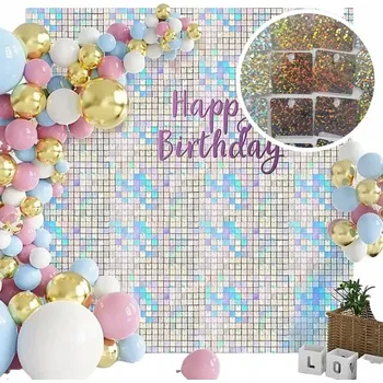 Obraz FOTO POZADÍ STĚNA panelová STŘÍBRNÁ FOTOGRAFICKÁ 30x30cm LASER SILVER