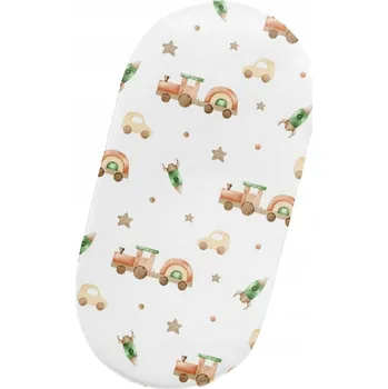 Prostěradlo PROSTĚRADLO DO KORBIČKY KOČÁRKU KOLÉBKY 38x80 cm BAVLNA 100% POLSKÝ VÝROBEK