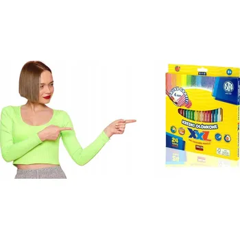 Pastelka Pastelky Astra XXL, silný grafit, 24 barev