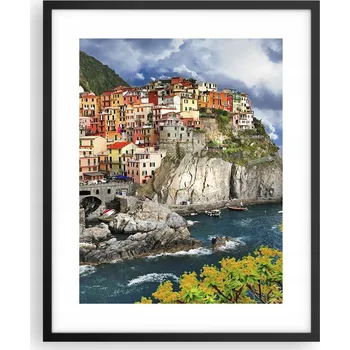 Obraz Obraz plakát na zeď v černém rámu 40x50 krajina plakáty do obývacího pokoje