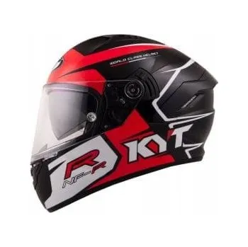 Helma na motorku Motocyklová Přilba KYT NF-R TRACK červená - XL