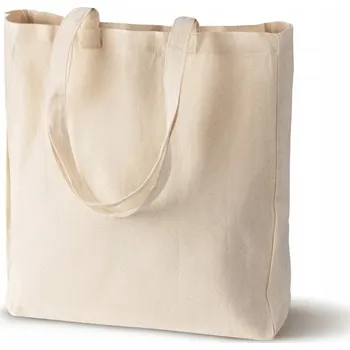 Nákupní taška Látková taška 42 x 38 cm béžová