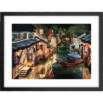 Obraz Obraz plakát v černém rámu do obýváku 40x30 krajina foto na zeď