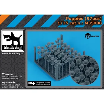 Plastikový model Blackdog 1/35 Poppies ( 97 pcs )