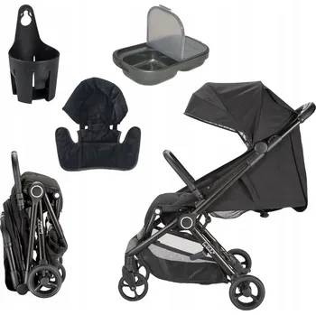 Kočárek Larktale Kočárek Sportovní Kočárek Autofold - Černý