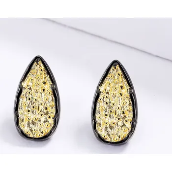 Náušnice B-TOP Dámské puzetové náušnice Gold Drop