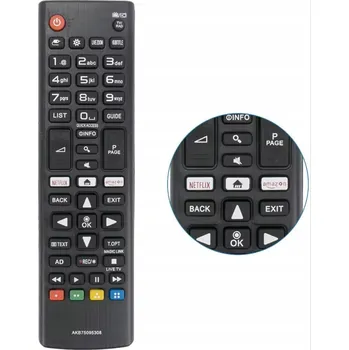 Dálkový ovladač TV DÁLKOVÝ OVLADAČ LG 43UJ630 43UJ630V 43UJ634V 43UJ635V 43UJ651V 43UJ670V