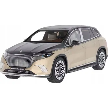 autokoberec MERCEDES Model auta 1:18 Maybach EQS 680 SUV zlato kalahari