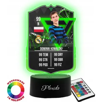 Lampička Plexido vícebarevná Noční lampa