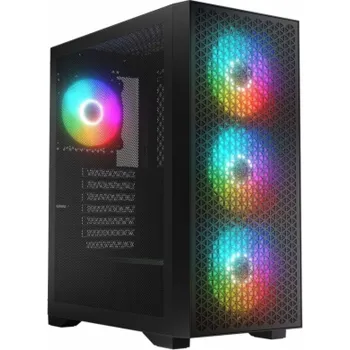 PC skříň Logic DART PRO ARGB MIDI skříň USB-C černá