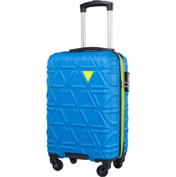 Kabinový kufr na kolečkách PUCCINI California ABS018C 7 modrý, tvrdý
